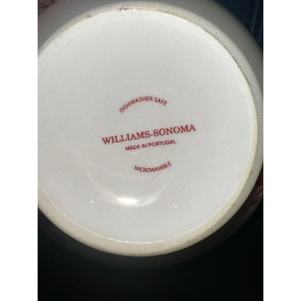 (2) Williams Sonoma Fleur-de-lis  Red 6